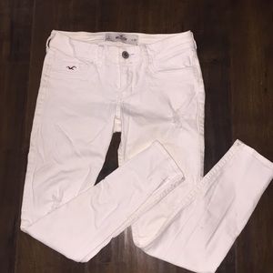 White Denim Hollister Jeans Sz 3, 26 Waist